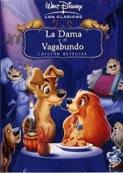 Carátula de La Dama y el Vagabundo, Clásico Disney número 15, 1955