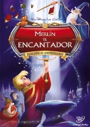 Carátula de Merlín, el encantador, Clásico Disney número 18, 1963