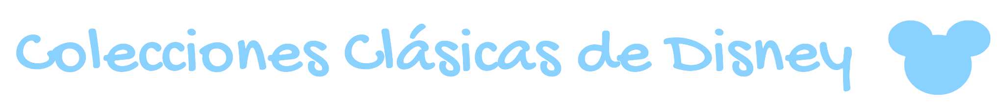 Logo Colecciones Clasicas de Disney
